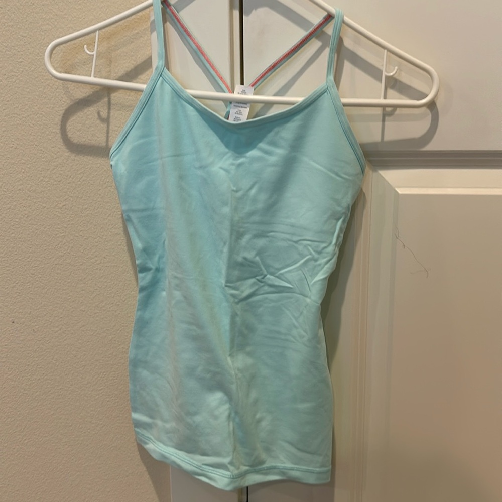 Ivivva girl mint sport tank top size 10